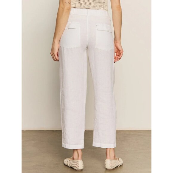 Sanctuary Plus Relaxed 100% Linen Capri Cruisers, size 27 - Picture 3 of 14